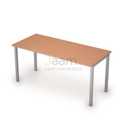 Мебель для персонала Стол прямолинейный на металлических опорах 2М.104