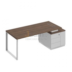 Кабинет руководителя Стол руководителя на опорной тумбе (левый/правый) БР 106