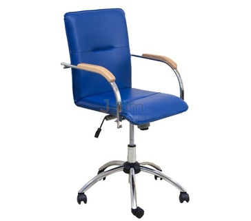 Кресло для персонала Самба (Chrome) крестовина хром