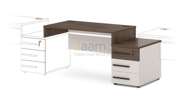 Мебель для персонала Стол промежуточный с опорной тумбой T-27