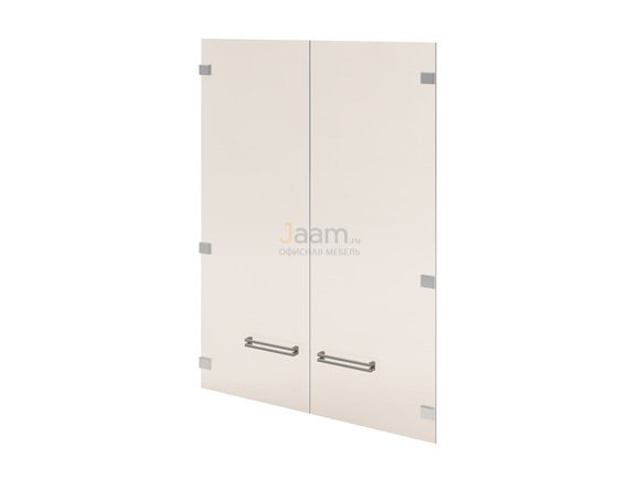Мебель для персонала Двери средние стеклянные (2 шт) D-022