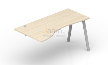 Мебель для персонала Приставной элемент Волна левый ARPG149GV