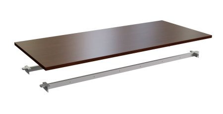 Столешница одинарная 160 Steel 11160 1600x700x25 (Дуб темный)