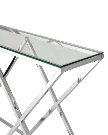 Консоль ИНСИГНИЯ 115*30 серебро (Консоль Инсигния серый)