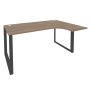 Стол эргономичный правый на О-образном м/к Onix O.MO-SA-4R 1580x1180x750