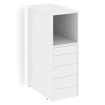Тумба с подсветкой 5 ящиков TIP-ON, проходная  средняя Onix O.R-TV-5TIP.S 436x767x1185