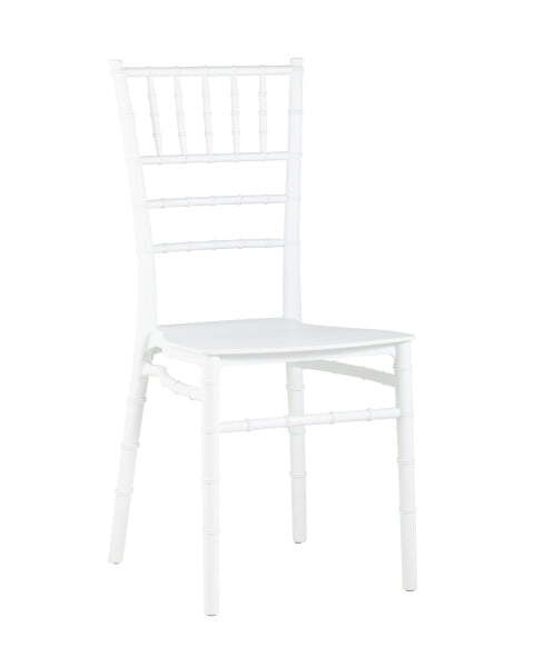 Стул Chiavari (Кьявари) пластик белый (Стул пластиковый Bride белый)