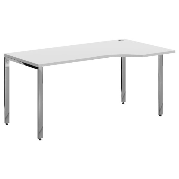 Стол письменный Xten Gloss XGCET 169.1 R 1600x900x750 (Белый)