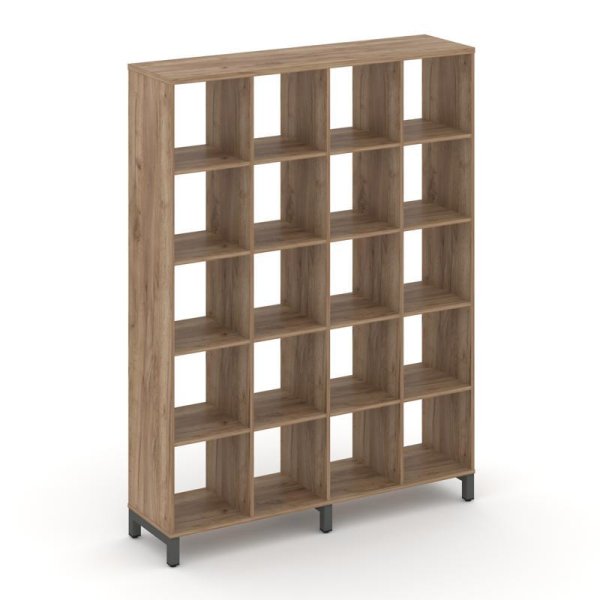 Каркас стеллажа 5 ярусов SN.KS-540 (1488х400х1982) (Дуб Табак/Металл Антрацит)