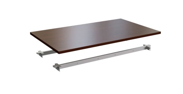 Столешница одинарная 120 Steel 11120 1200x700x25 (Дуб темный)