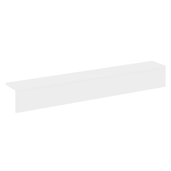 Накладка прямая низкая на 2 модуля О.R-F.MP.V-138 Onix О.R-NP.N-138.2 2300x327x297 (Белый Бриллиант)