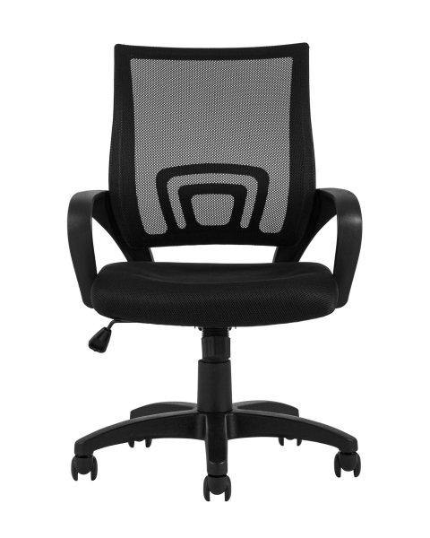 Кресло офисное TopChairs Simple черное (Компьютерное кресло Simple черный)