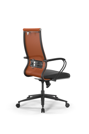 Кресло для руководителя Метта Sit 10 B2-163K - T+Extra /Km00/Wm12/K3bL(M09.B11.G19.W02) (Черный | Оранжевый)