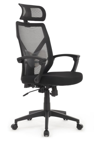 Офисное кресло Oliver RCH W-203AC Черный пластик | Черный (Черный)