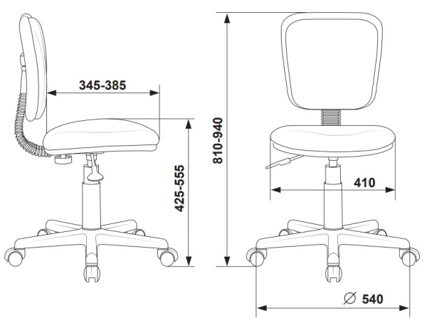Кресло детское CH-204NX фиолетовый Sticks 08 крестов. пластик