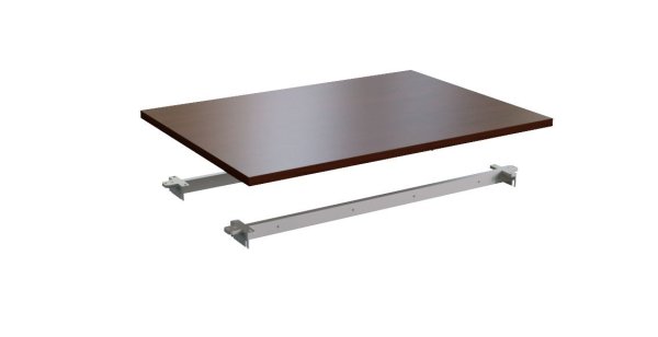 Столешница одинарная 100 Steel 11100 1000x700x25 (Дуб темный)