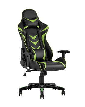 Кресло игровое TopChairs Corvette зеленое
