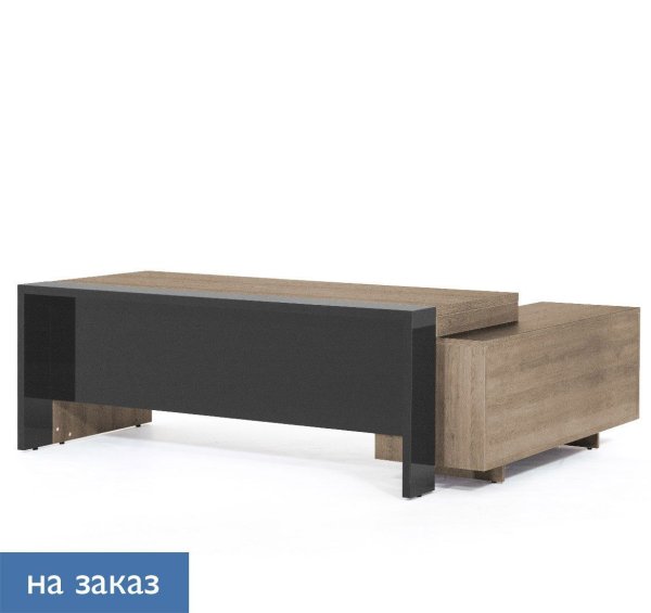 LAVA Стол для руководителя 203 (Гавана/Серый глянец)