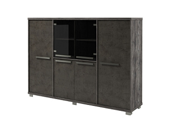 Шкаф четырехсекционный с гардеробом Vestar Z-34-01 2160x500x1538