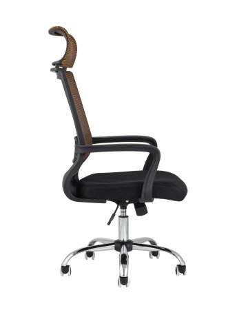 Кресло офисное TopChairs Style оранжевое (Компьютерное кресло Style оранжевый)