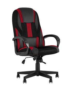 Кресло игровое TopChairs ST-CYBER 9 черный/красный