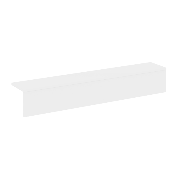 Накладка прямая низкая на 2 модуля О.R-F.MP.V-118 Onix О.R-NP.N-118.2 1900x327x297 (Белый Бриллиант)